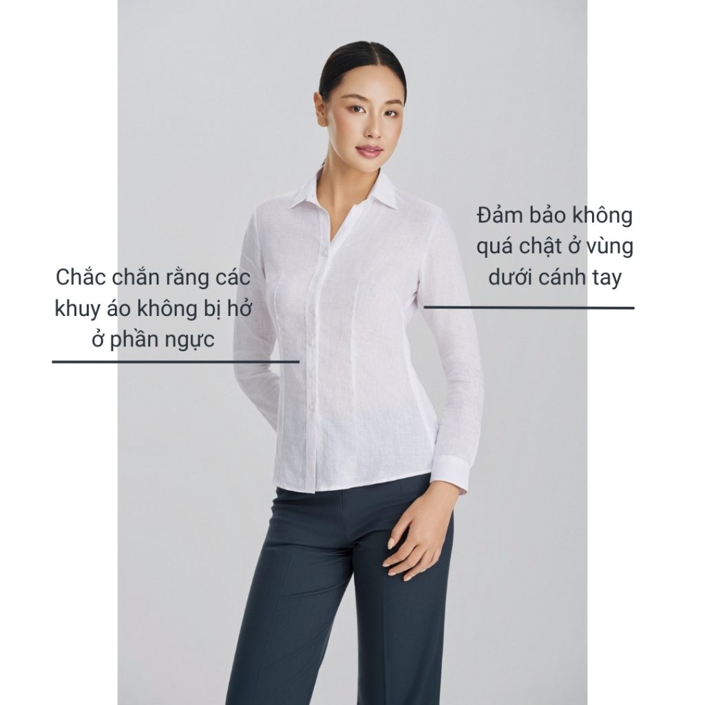 Đảm bảo không quá chật ở vùng dưới cánh tay (2)