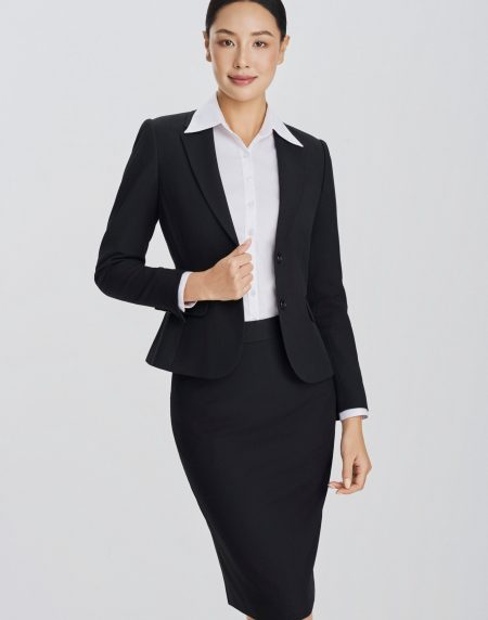 Bộ vest (Áo và váy) đồng phục Nữ - Đen