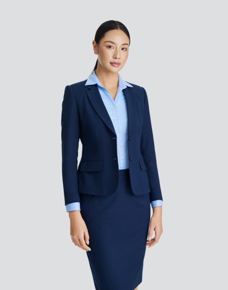 Bộ vest (Áo và váy) đồng phục Nữ - Xanh đậm