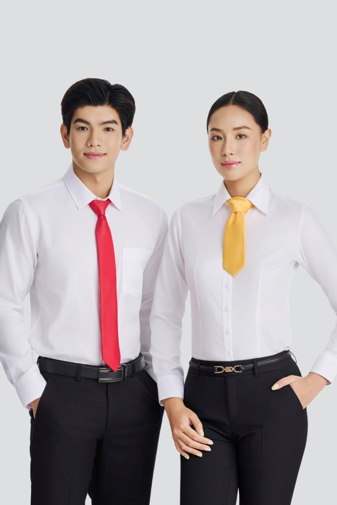 Cravat đồng phục nam - đỏ