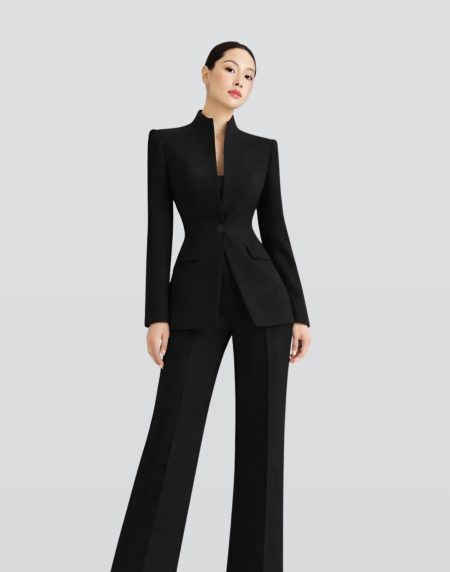 Bộ vest đồng phục nữ - Đen