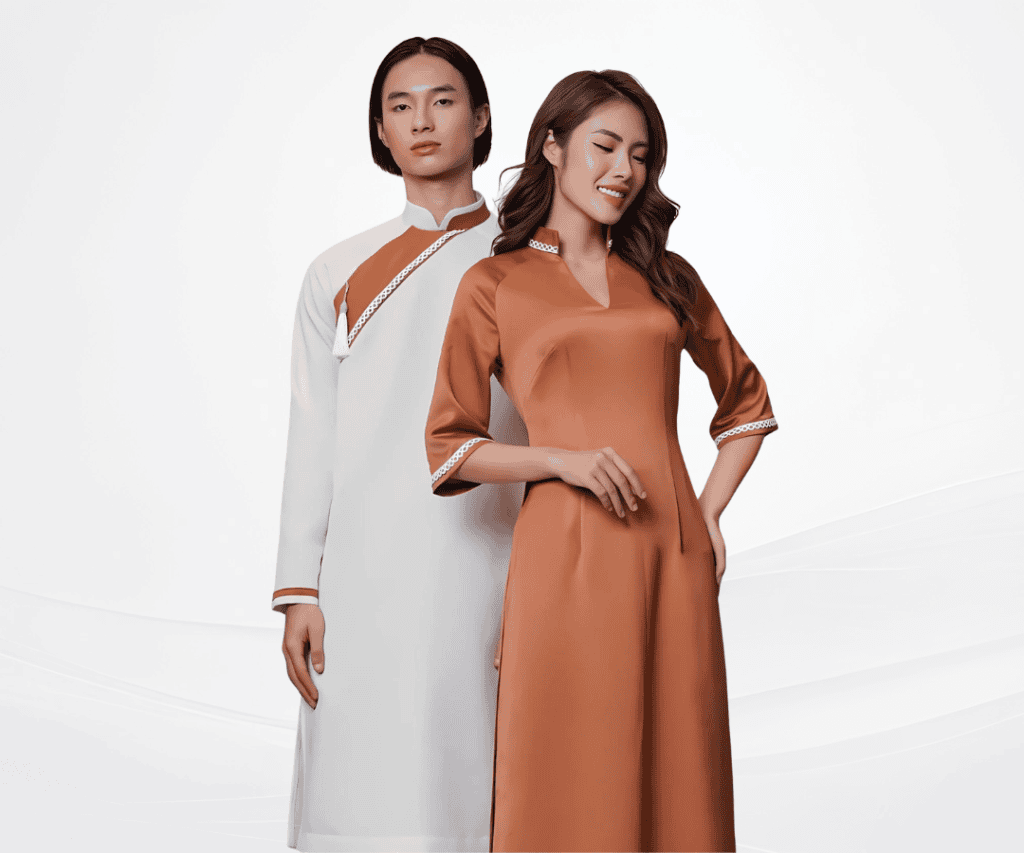Áo dài đồng phục công sở: mẫu đẹp cho doanh nghiệp, ngân hàng, lễ tân