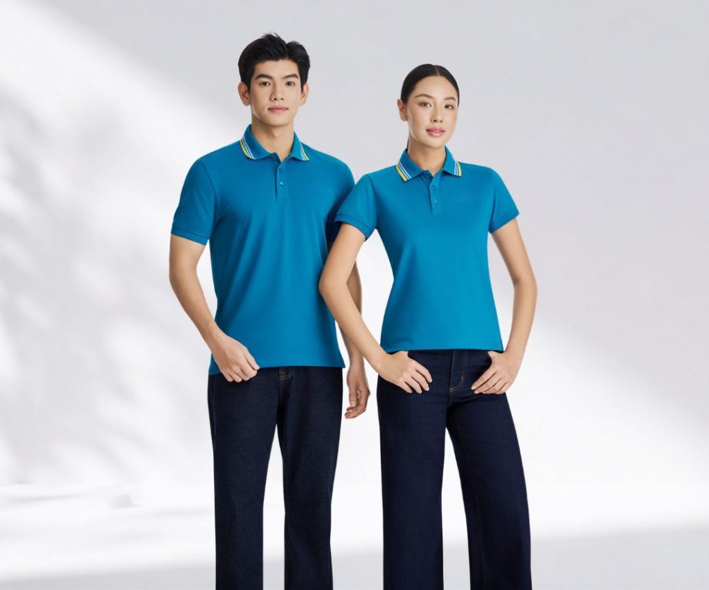 Đồng phục áo phông công sở: chất liệu & mẫu mã phổ biến