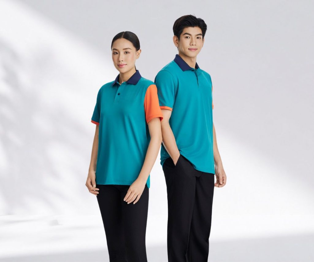 Đồng phục áo phông công sở: chất liệu & mẫu mã phổ biến