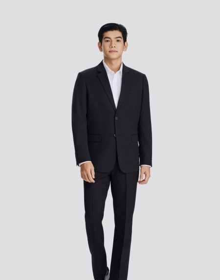 Bộ vest (Áo và quần) đồng phục Nam - Đen