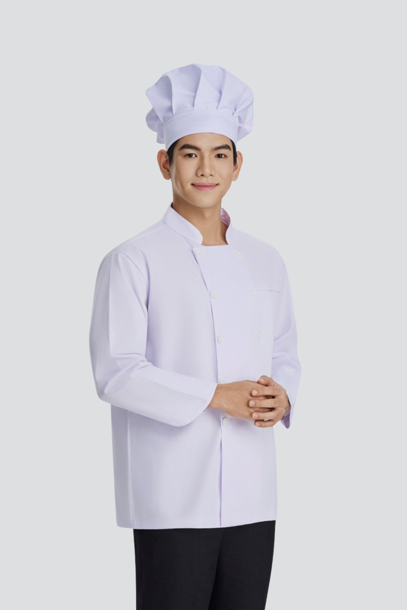 Nón đầu bếp - Trắng 3 Nón đầu bếp - Trắng - hình 2