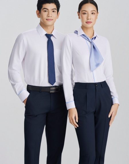 Cravat Xanh chấm bi - Nam