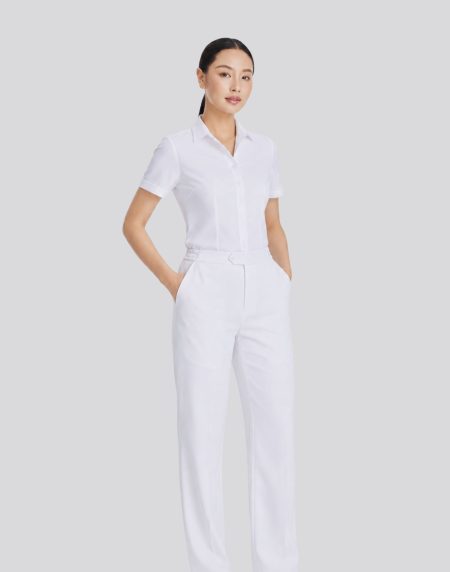 Quần Âu Nữ cạp cao - Trắng