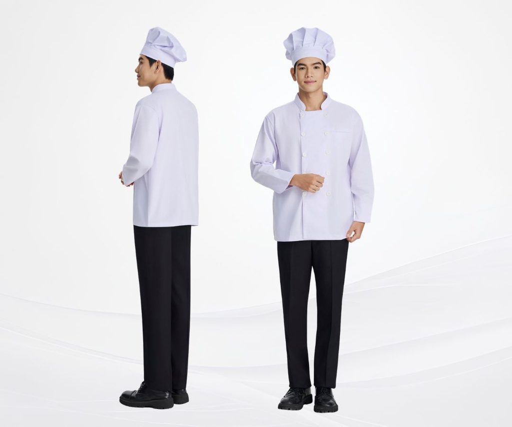 Đồng phục đầu bếp: cấu tạo, chất liệu & mẫu áo bếp chuyên nghiệp